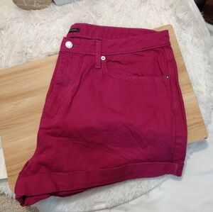 Wild Fable Highest Rise Mom Shorts Fuschia Women's Size 2OW 🆕
